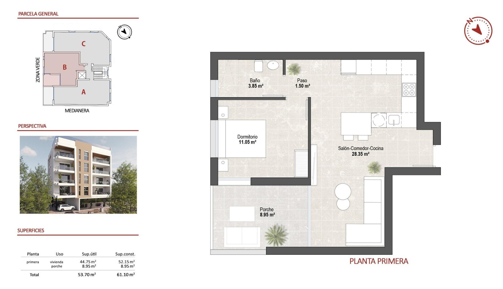 10-15 Apartment in San Pedro del Pinatar, Murcia