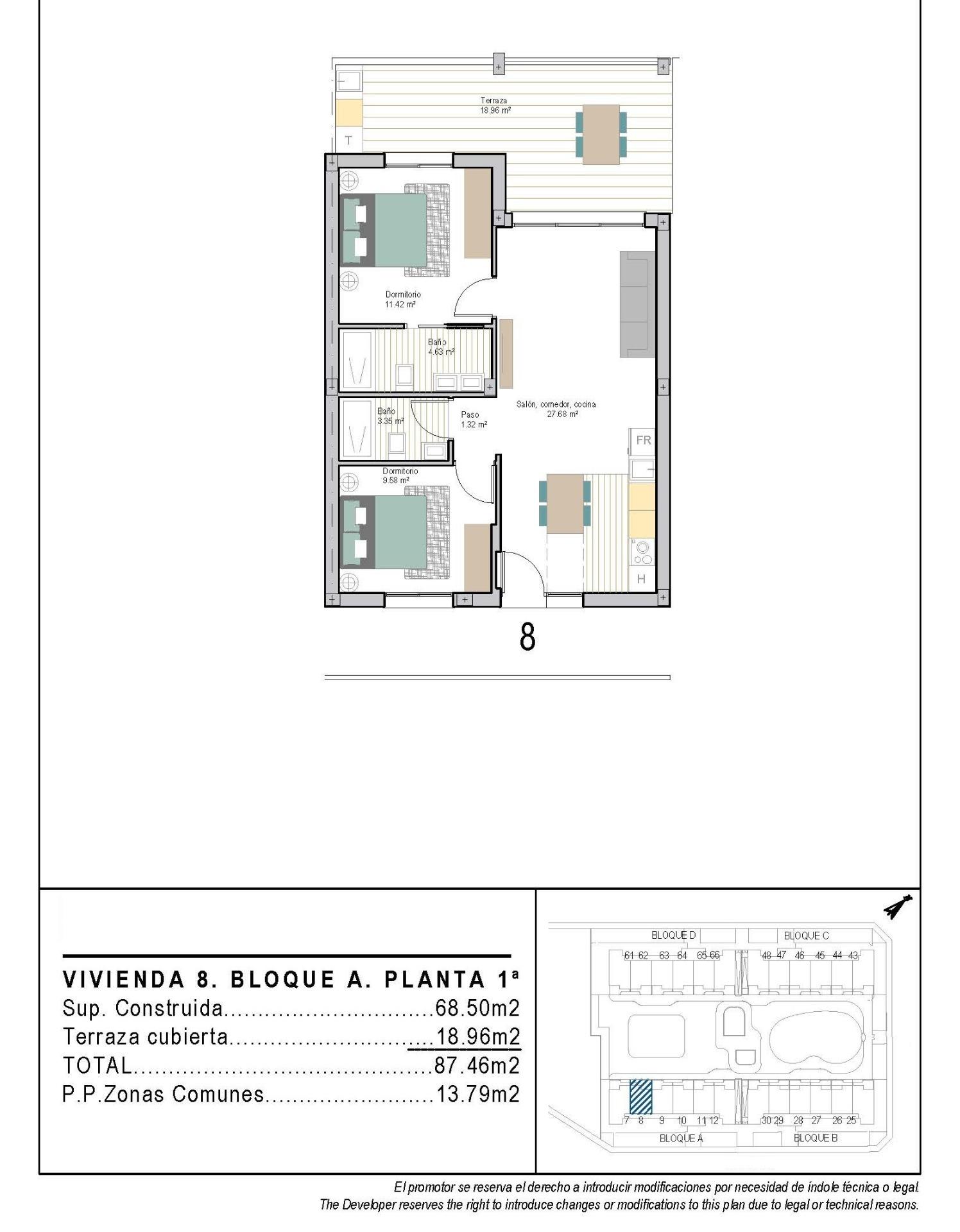 11-22 Apartment in Torre Pacheco, Murcia