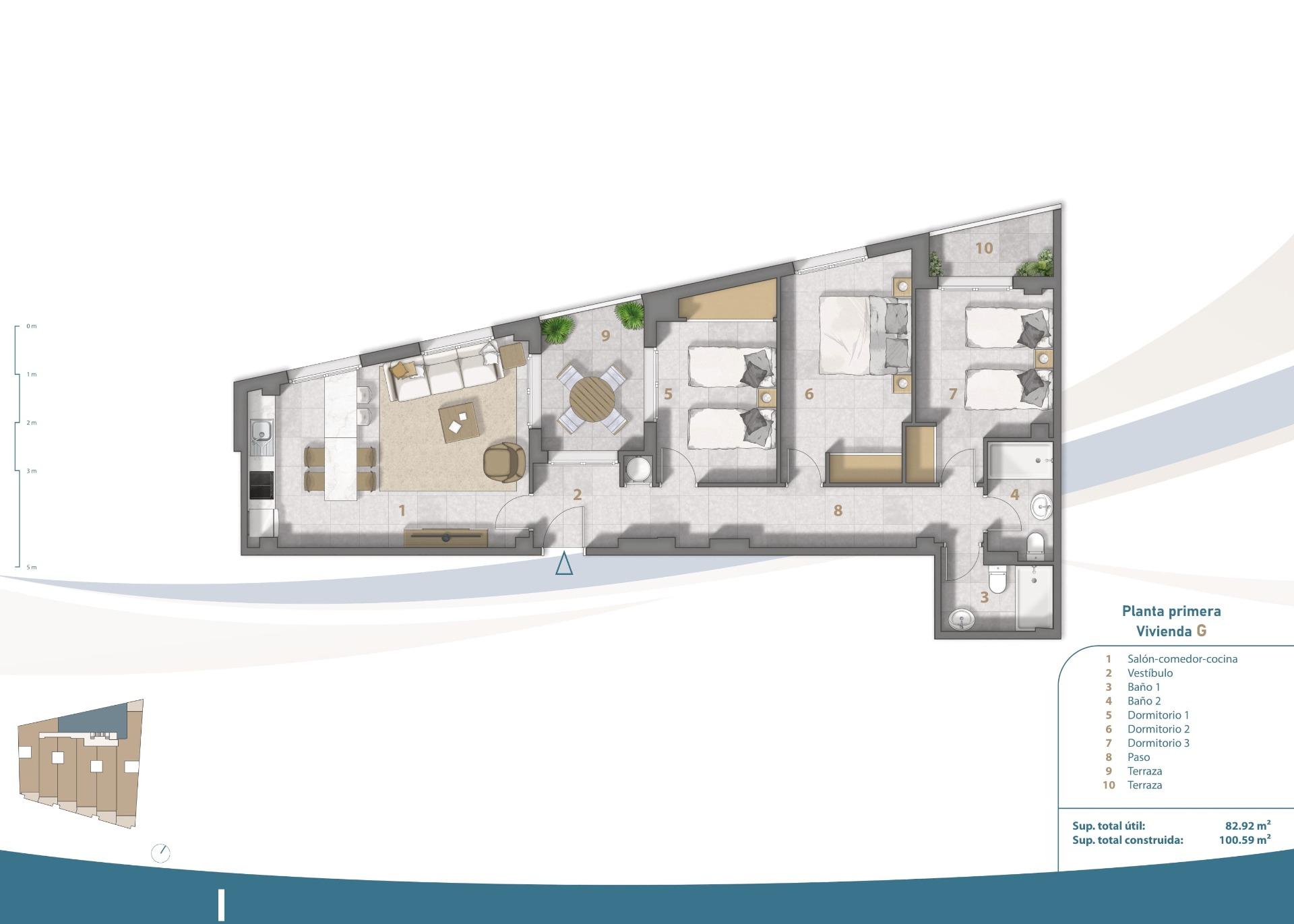 12-12 Apartment in San Pedro del Pinatar, Murcia