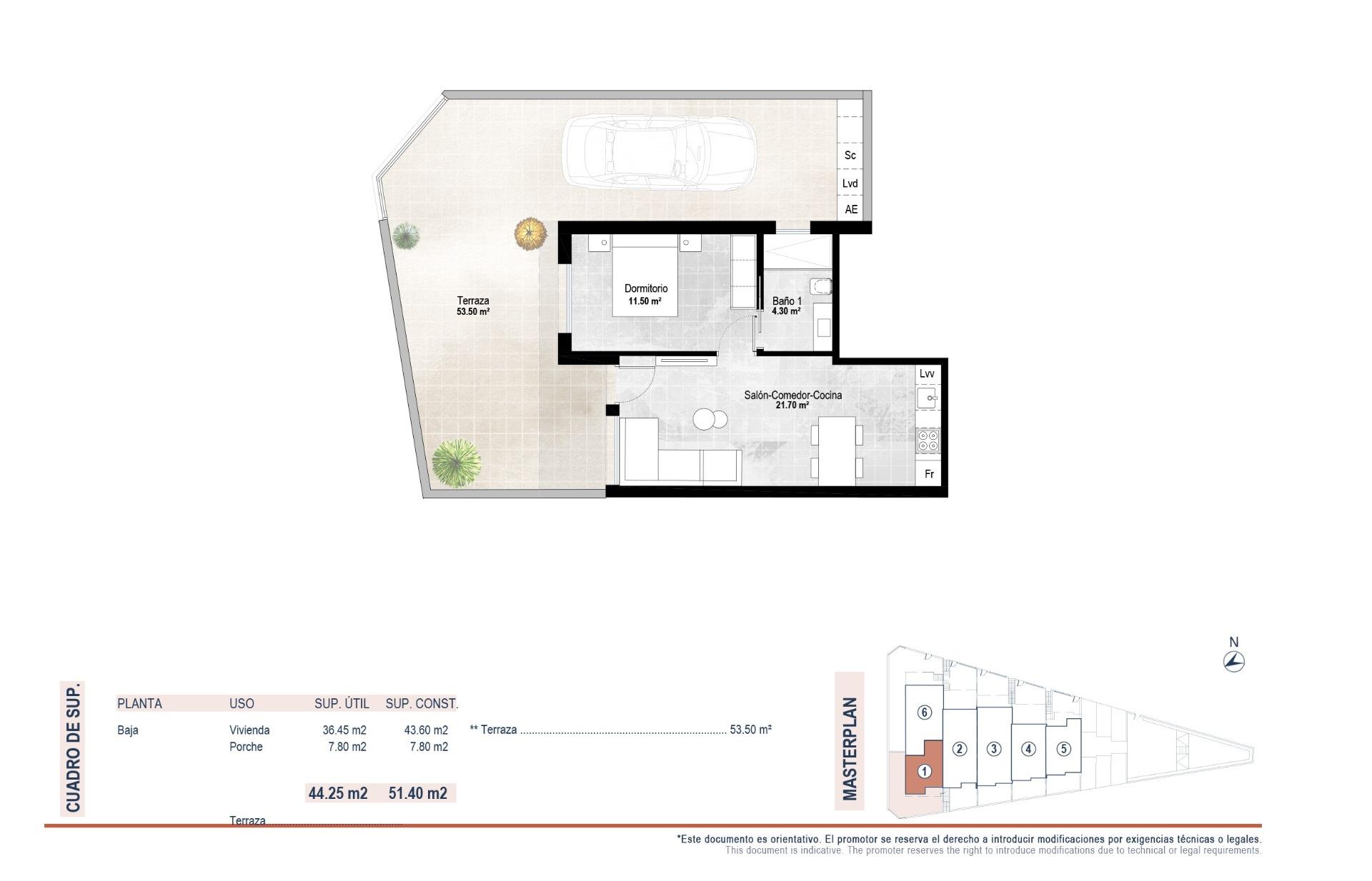 16-10 Bungalow in San Pedro del Pinatar, Murcia