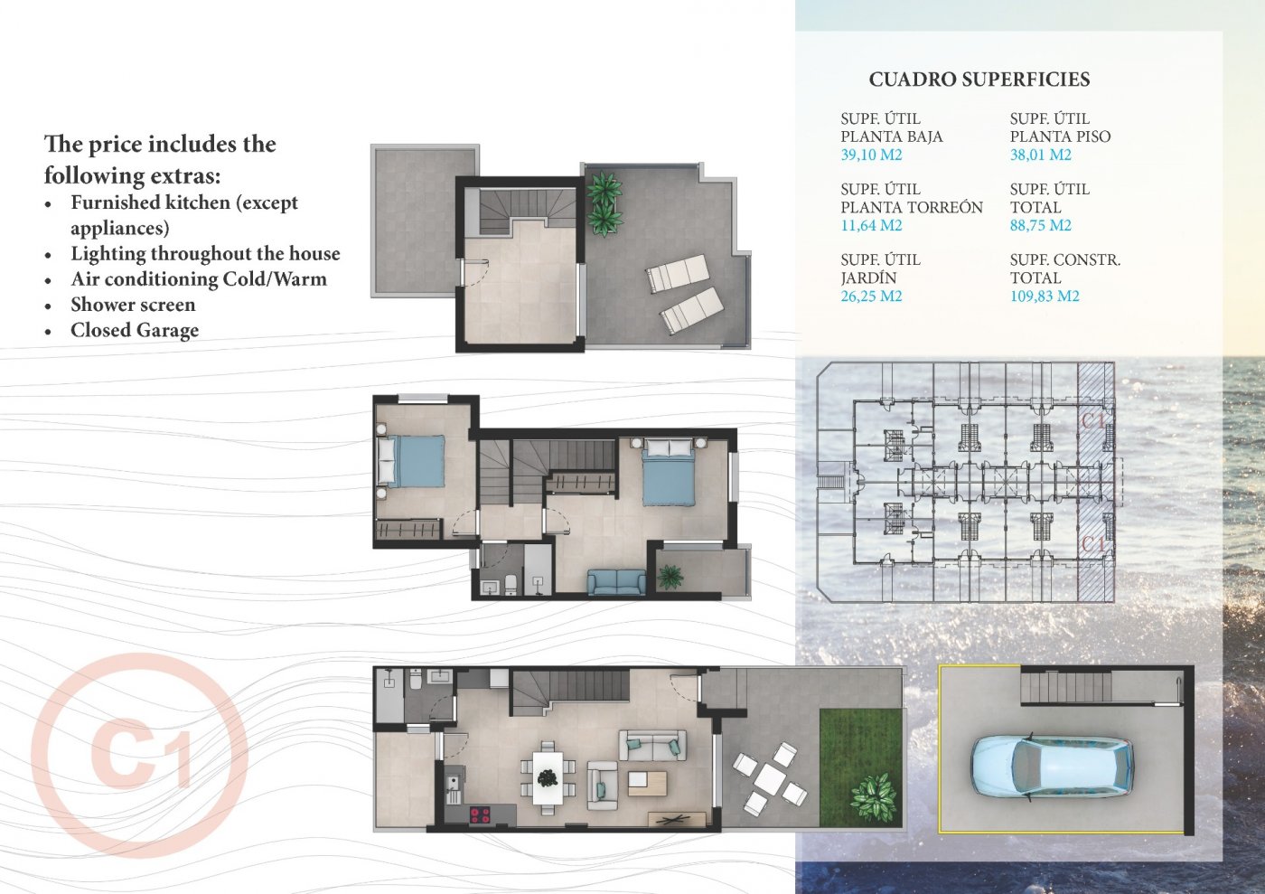 16-15 Town House in La Manga del Mar Menor, Murcia