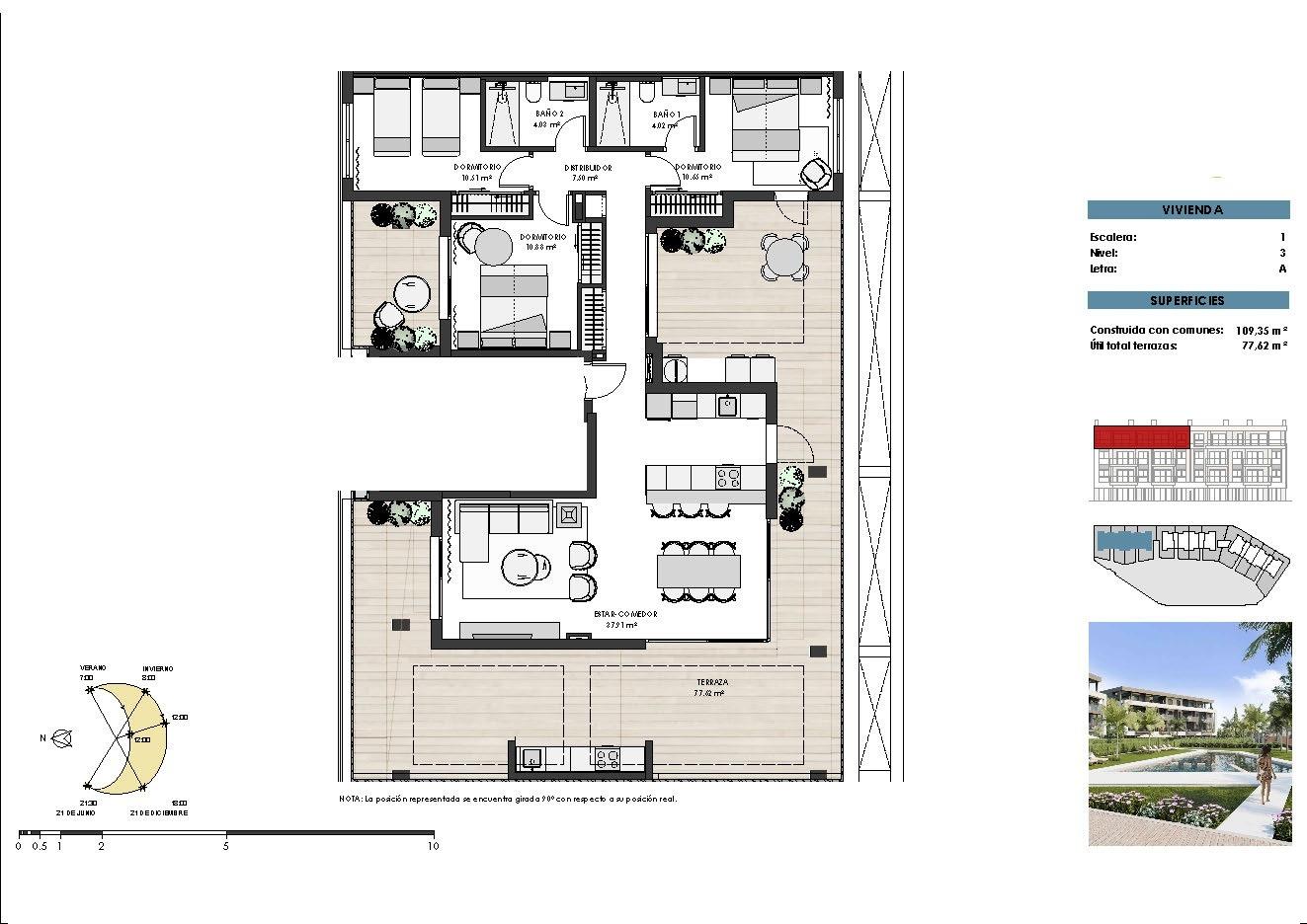 16-15 Penthouse in Torre Pacheco, Murcia