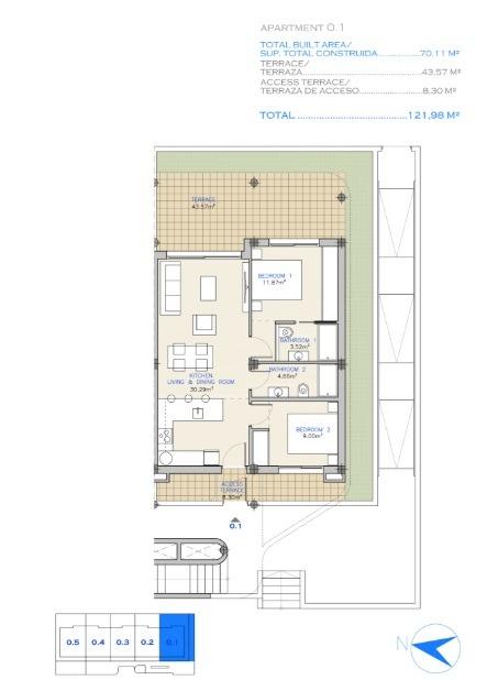 18-15 Apartment in Los Alcazares, Murcia