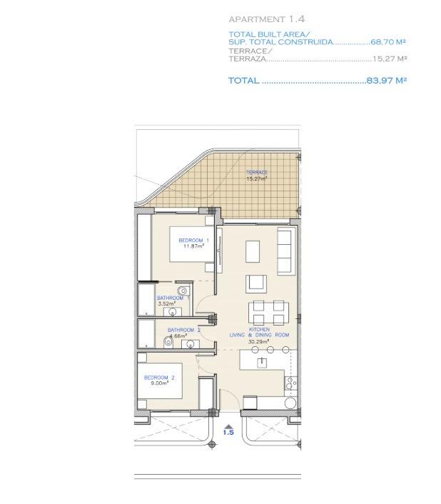 19-15 Apartment in Los Alcazares, Murcia