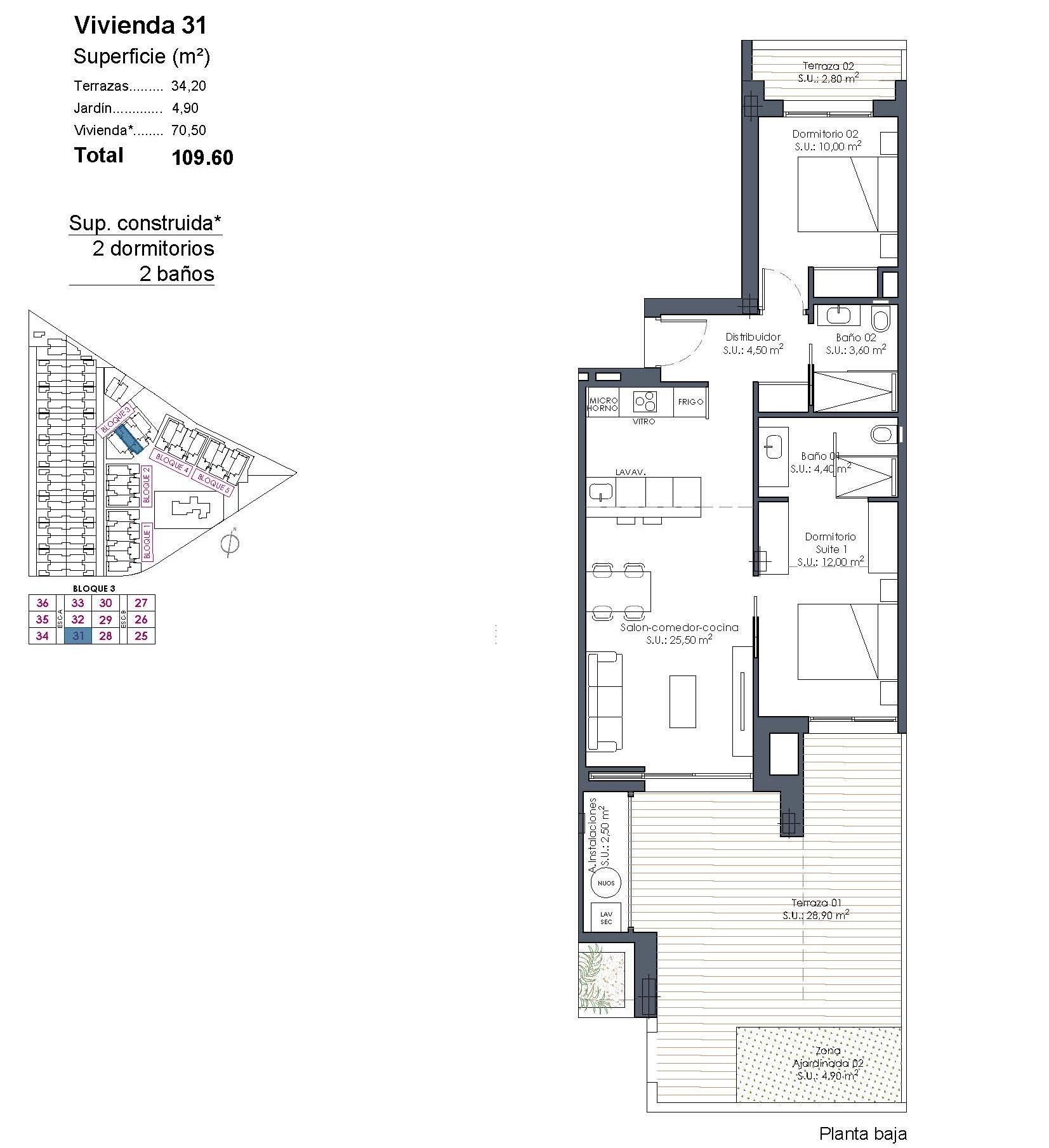 23-31 Apartment in Los Alcazares, Murcia