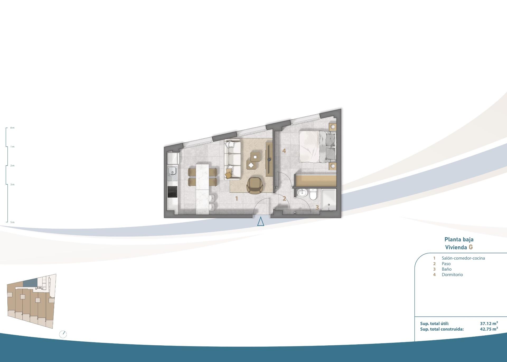 3-12 Apartment in San Pedro del Pinatar, Murcia