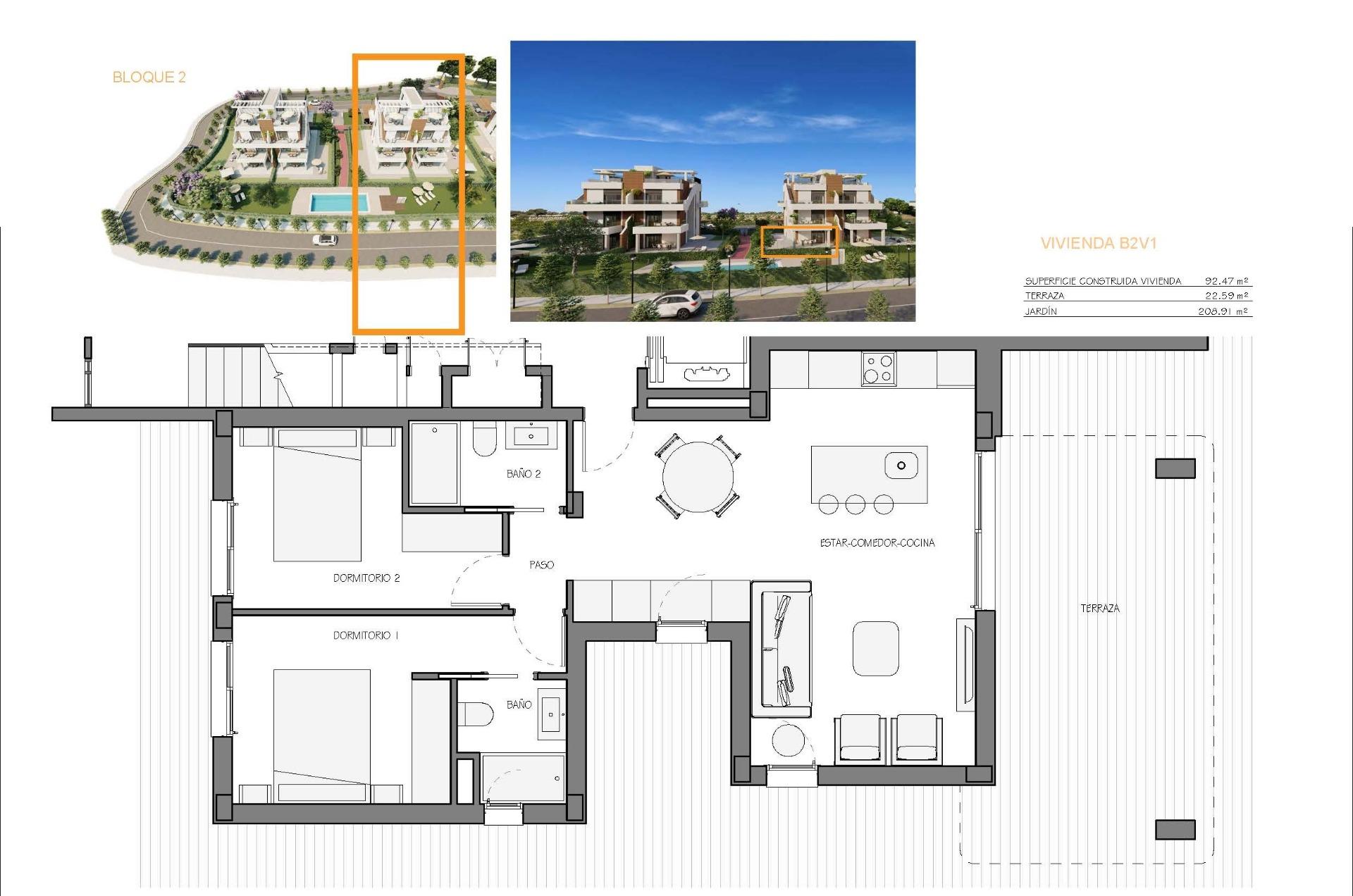 4-12 Apartment in Fuente Álamo, Murcia