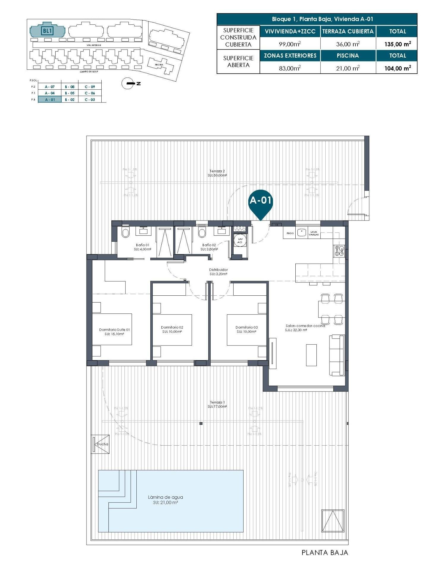 6-13 Apartment in Los Alcazares, Murcia