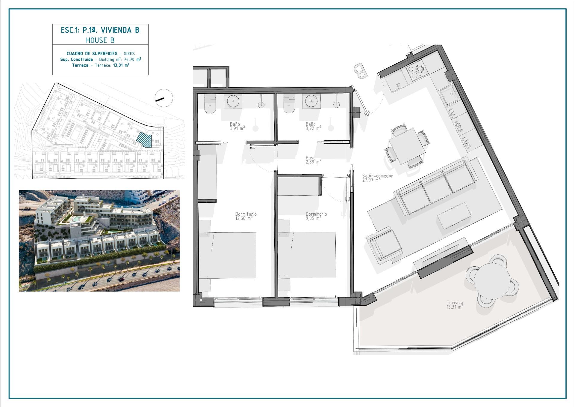 8-8 Apartment in Aguilas, Murcia
