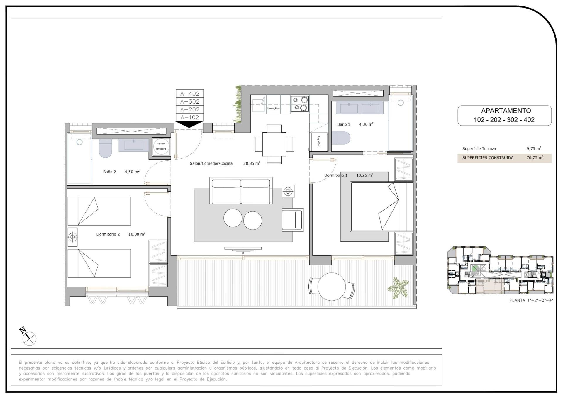 9-13 Apartment in San Pedro del Pinatar, Murcia