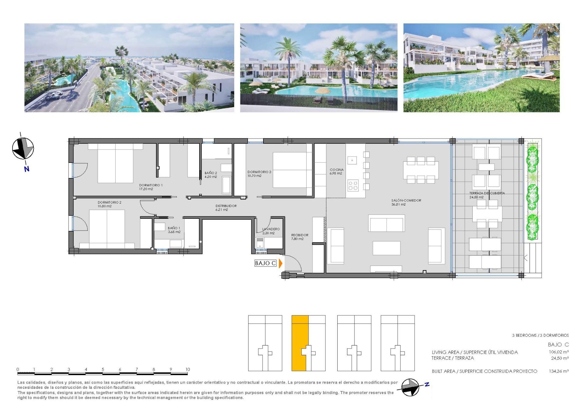 23-5 Bungalow in Cartagena, Murcia