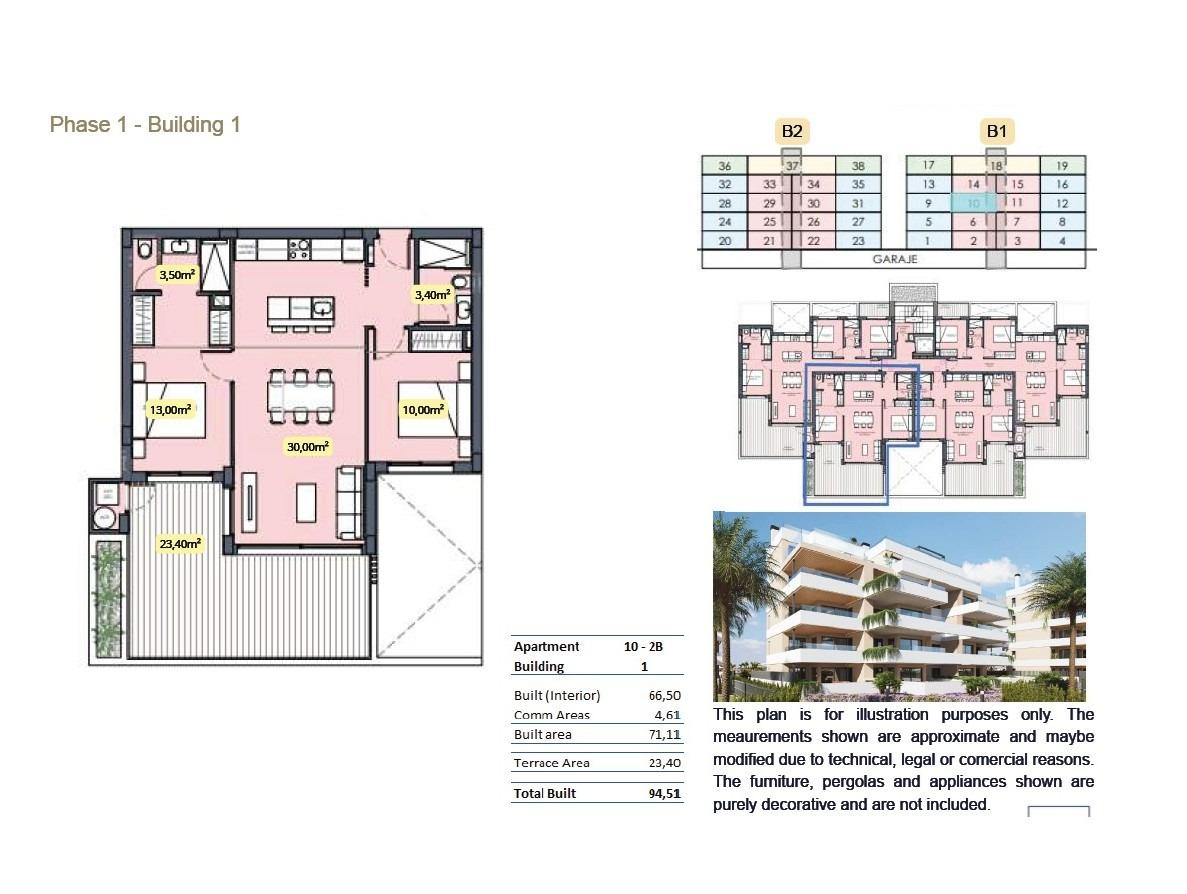 24-19 Apartment in Torre Pacheco, Murcia