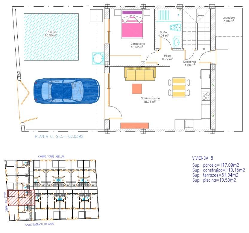 6-10 Town House in Avileses, Murcia