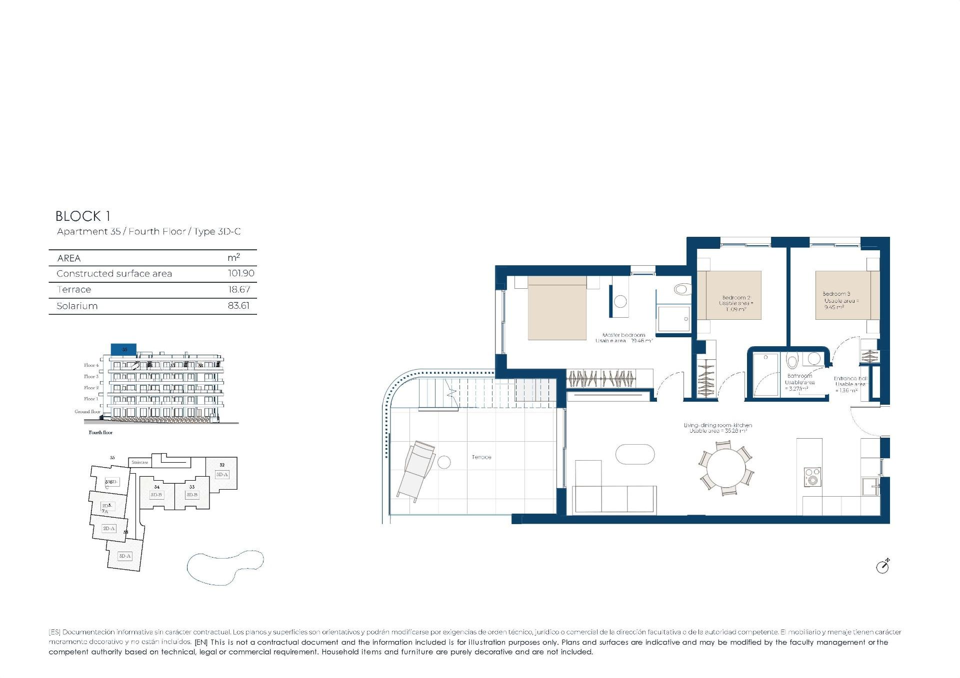 26-9 Penthouse in Baños y Mendigo, Murcia
