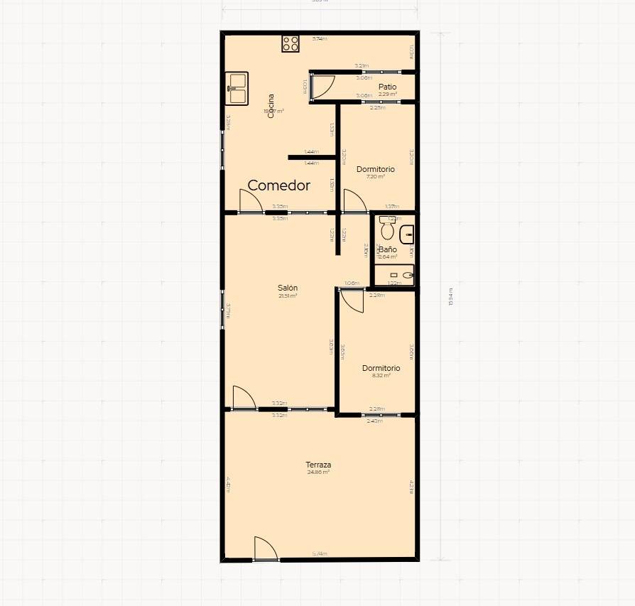 7-36 Bungalow in San Pedro del Pinatar, Murcia