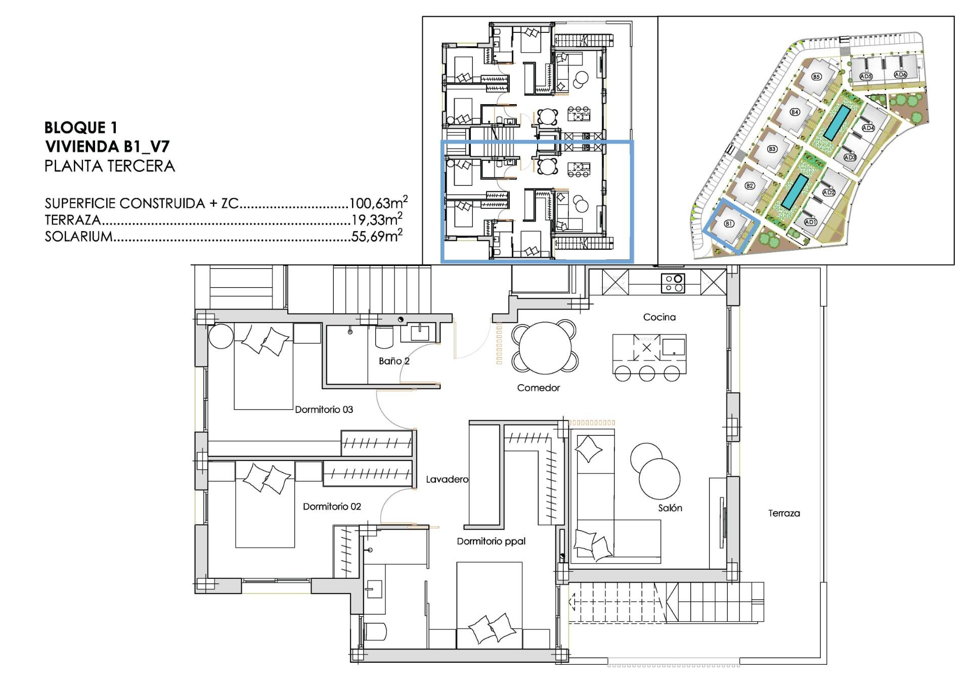 14-15 Penthouse in Torre Pacheco, Murcia