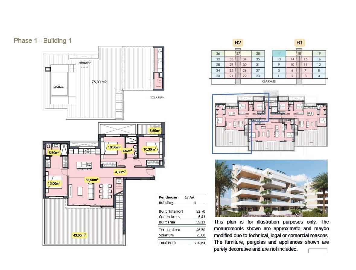 28-30 Penthouse in Torre Pacheco, Murcia