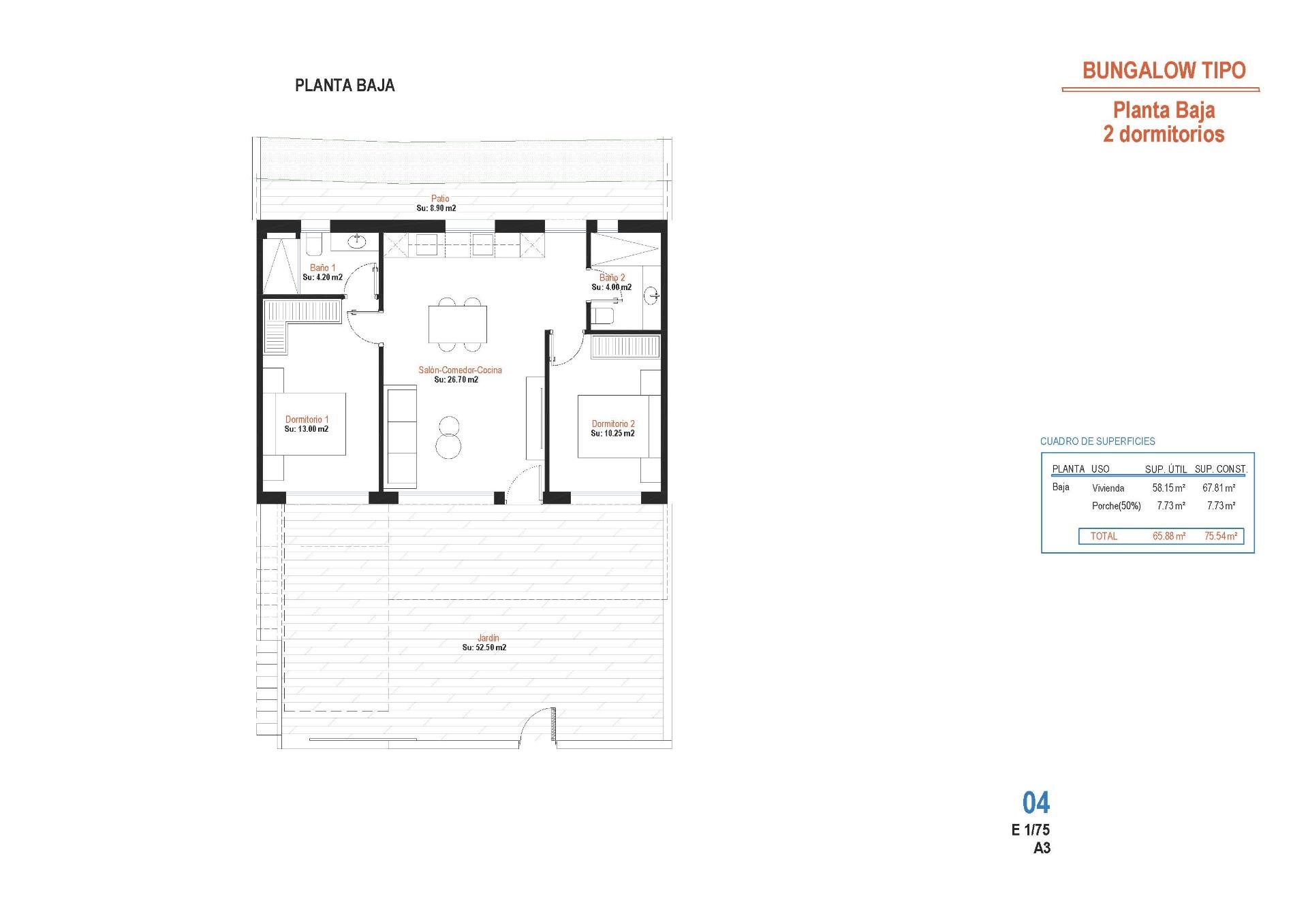 4-11 Bungalow in Alhama De Murcia, Murcia