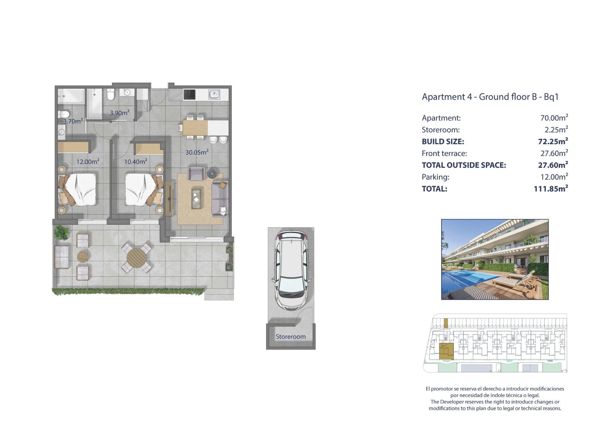 5-12 Apartment in Los Alcazares, Murcia