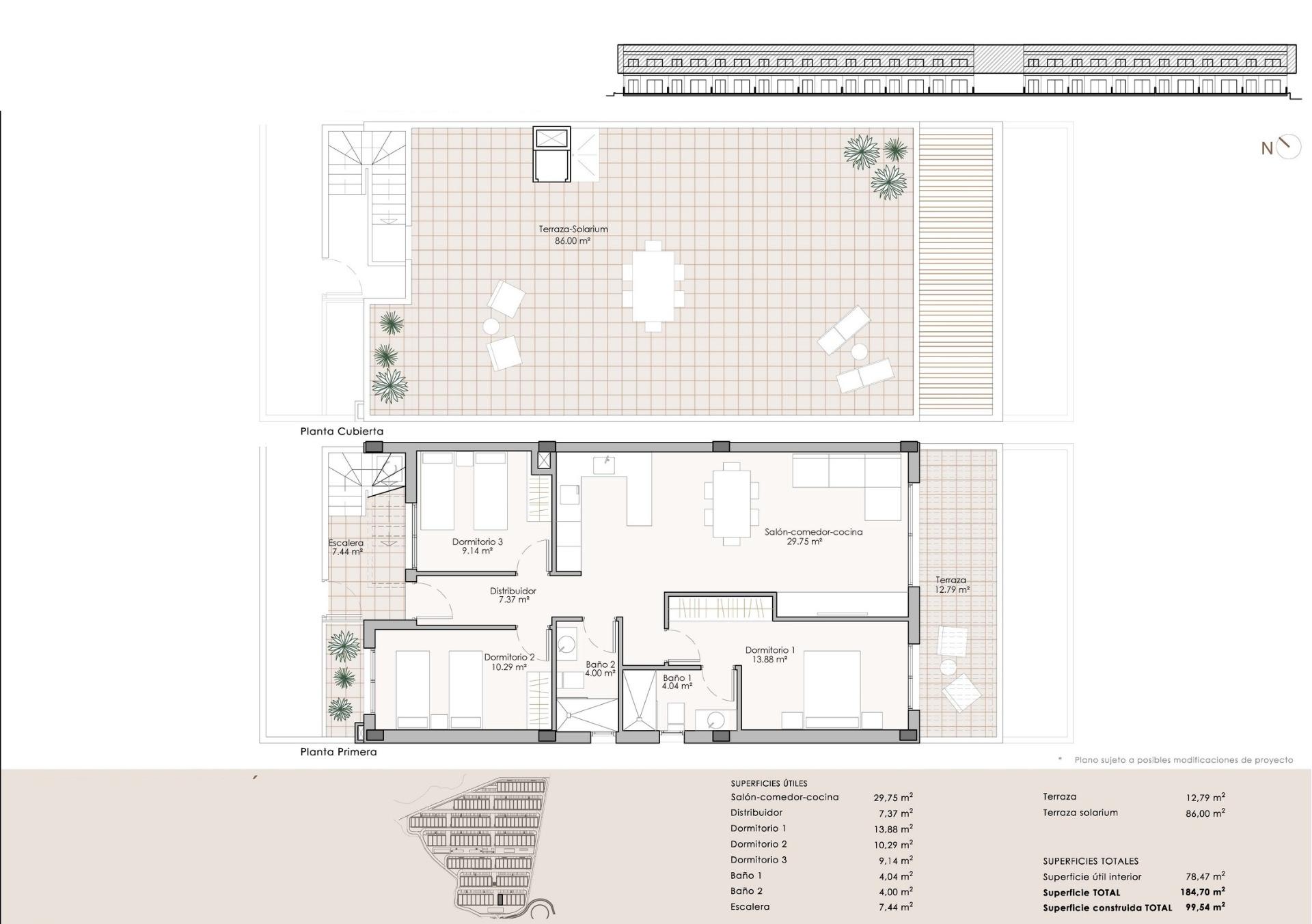 8-14 Penthouse in Pulpi, Almería